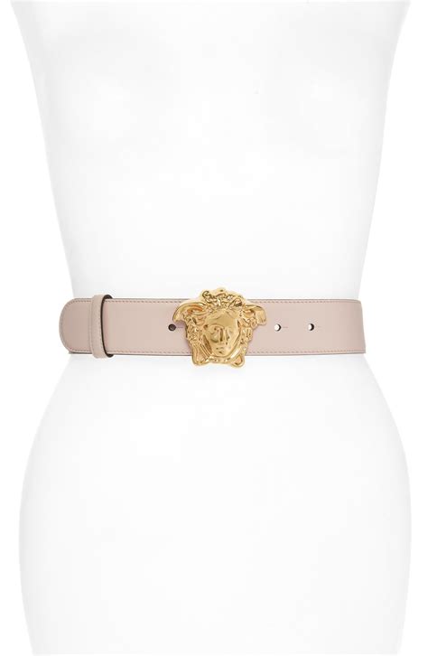 Versace Palazzo Belt with Medusa Buckle Gold.